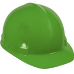 Jackson® Safety SC-6 Green Cap Style Slotted Hard Hat with 4-Point Ratchet Suspension
