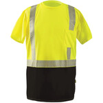 Occunomix Segmented Black Bottom Short Sleeve Class 2 T-Shirt
