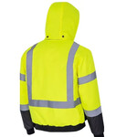 Surewerx Hi-Vis Heated Nano Waterproof Bomber Jacket  