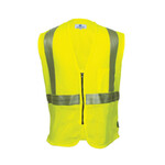 NSA Drifire FR Hi-Vis Zip Front Class 2 Mesh Vest
