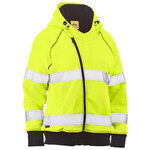PIP Bisley Class 2 Women's Contoured Full Zip Hooded Sweatshirt w/ Sherpa Lining