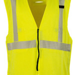 Hi-Viz Lime Class 2 Flame Resistant Mesh Safety Vest 