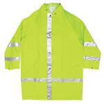 NS Ultrabrite Workwear 47" Lime Green Reflective Hi-Vis Raincoat
