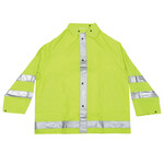 NSI Ultrabrite Workwear 3-Piece Lime Green Reflective Hi-Vis Rain Suit