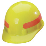Honeywell Fibre-Metal Hi-Vis Yellow Cap Hard Hat & Reflective Orange Tape