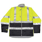 Tingley Phase 3 Class 3 Reflective Hi-Vis Fleece Lined Soft Shell Traffic Safety Jacket