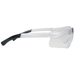 Pyramex Achieva Safety Glasses Clear Frame w/ Black Tips