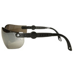 NSI N-Specs Avenger Sport Adjustable Silver Mirrored Lens Safety Glasses