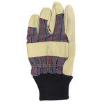 NSI Insulated Pigskin Knitwrist Cold Resistant Work Gloves