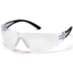 Pyramex SB3610S Cortez Safety Glasses Clear Lens Black Temples 