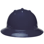 Bullard S71 Standard Full Brim Hardhat w/ 4 Point Ratchet Suspension - Navy