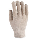 PIP Standard Size Reinforced Fingertips Plastic Dot Palm Coated String Knit Work Gloves