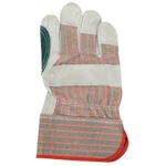 NSI Economical Double Leather Palm & Rubberized Safety Cuff Work Gloves