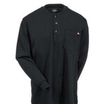 Dickies Men's Long-Sleeve Heavyweight Henley