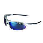 Pyramex Avante Ice Blue Mirrored Lens & Silver Frame Safety Glasses