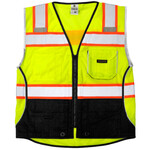 ML Kishigo Black Series Black Bottom Safety Vest
