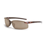 Crossfire ES5 HD Brown Mirrored Lens & Crystal Brown Frame Safety Glasses