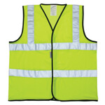 OccuNomix LUX-SSFULLZ Type R Class 2 Premium Dielectric Solid Surveyor Safety Vest