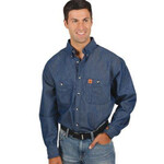 Wrangler Men's Riggs Workwear Flame Resistant Work Shirt