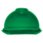 MSA V-Gard 500 Vented 4-Point Ratchet Suspension Cap Hard Hat - Green