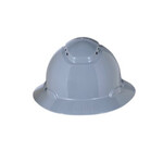 3M Full Brim Vented Hard Hat H-800V Series w/ 4-Point Ratchet Suspension - Gray