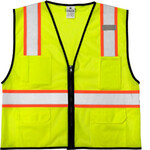 ML Kishigo 4 Pocket Contrast Mesh Vest