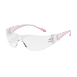 PIP Bouton Eva Petite Safety Glasses - Clear/Pink Temples - Clear Lens