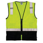 ML Kishigo Black Series Class 2 Black Bottom Safety Vest