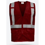Ironwear 1284-Z Economy Multi-Pocket Reflective Vest