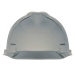 MSA V-Gard 4-Point Ratchet Suspension Cap Hard Hat - AT&T Gray