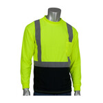 PIP Type R Class 2 Black Bottom Wicking Birdseye Mesh Safety Shirt