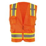 Occunomix High Visibility Value Two-Tone Surveyor Solid Vest