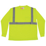 OccuNomix Class 2 Hi-Vis Classic Long Sleeve Traffic Safety T-Shirt