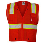 ML Kishigo  Enhanced Visibility Non-ANSI Mesh Vest - RED
