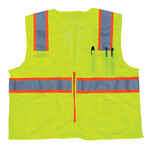 Occunomix High Visibility Classic Mesh Two-Tone Surveyor Safety Vest