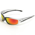 Edge Safety Eyewear Kazbek Aqua Precision Red Mirrored Lens Safety Glasses