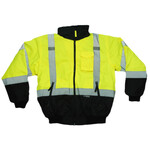 Majestic Class 3 Black Bottom Bomber Jacket