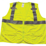 Ironwear ANSI Class 2 Modacrylic Safety Vest w/ Velcro Closure
