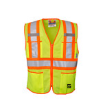 Viking Open Road Zippered Class 2 Mesh Safety Vest