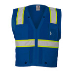 ML Kishigo Enhanced Visibility Multi-pocket Mesh Vest - BLUE