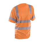 OccuNomix LUX-SSETP3B Type R Class 3 Wicking Birdseye Mesh Safety T-Shirt