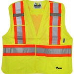 Viking 5 Point Tear Away Class 2 Mesh Safety Vest 