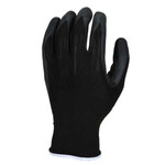 NSI Ruf-flex Lite Black Rubber Palm Coated Nylon String Knit Gloves