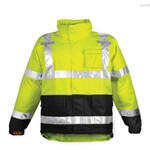  Tingley Icon Premium Class 3 Reflective Hi-Vis Waterproof Traffic Safety Jacket