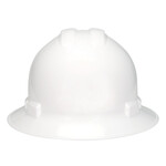 NS Power Shell II Vented 4-Point Ratchet Suspension Full Brim Hard Hat