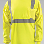 186358CP OccuNomix Premium Type R Class 2 Long Sleeve Wicking Safety T-Shirt