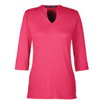 211294CP Devon & Jones Ladies Perfect Fit Tailored Open Neckline Top