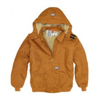 92046CP Rasco FR Hooded Brown Duck Jacket