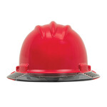 203690CP Bullard AboveView Gray See-Through Visor 4-Point Ratchet Suspension Full Brim Hard Hat