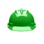 33950CP Bullard S61 Standard Hi-Vis Cap 4pt Ratchet Suspension Hardhat